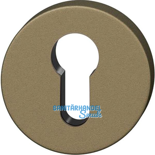 FSB Zylinderrosette rund 17 1735 01510 AGL, Aluminium mittelbronzefarbig