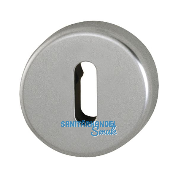 HOPPE Schl�sselrosette BB, � 53, H�he 9, Edelstahl - Effekt