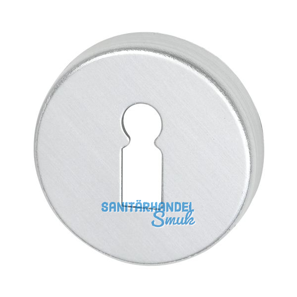 Schl�sselrosette BBU - /L - Form, � 50 mm, H�he 7 mm, silber eloxiert