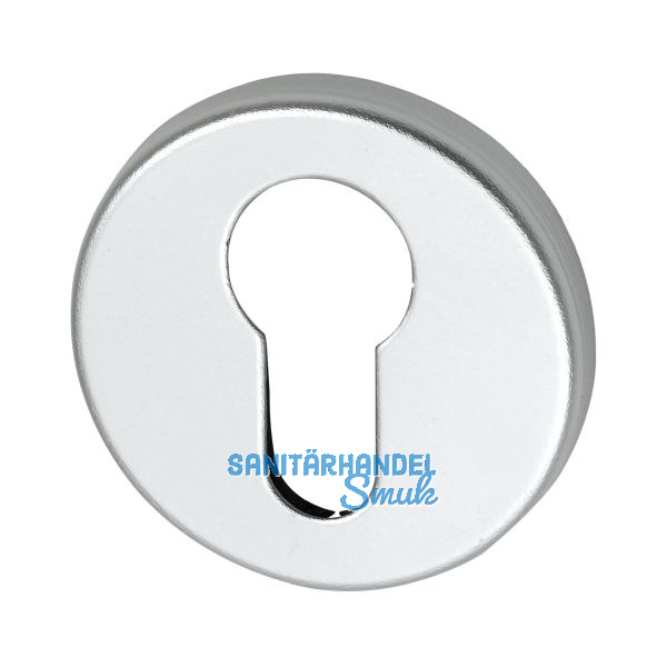 SCH-LINE Zylinderrosette PZ, U-/L-Form, � 50 mm, H�he 7 mm, silber eloxiert