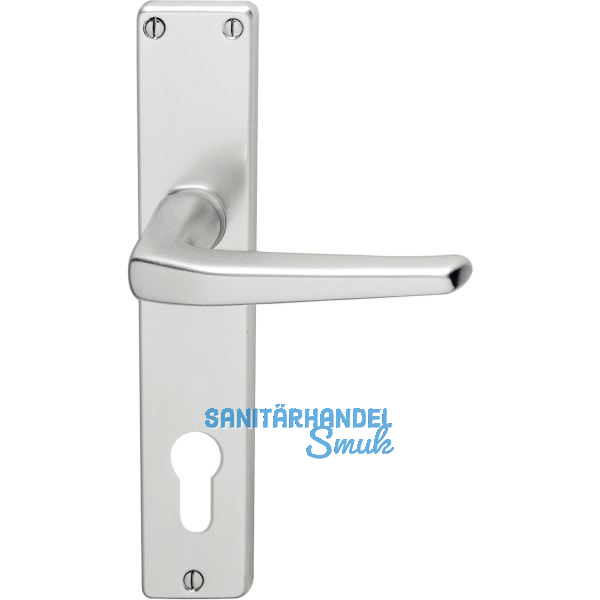 Dr�ckergarnitur EUROPA - auf Schild PZ 88, 38 - 42, silber eloxiert