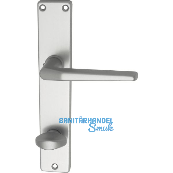 Dr�ckergarnitur EUROPA - auf Schild WC 90, 38 - 42, silber eloxiert