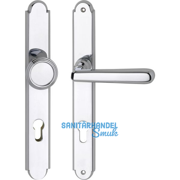 GRUNDMANN Sicherheitswechselgarnitur ALT-WIEN, PZ88, Messing verchromt