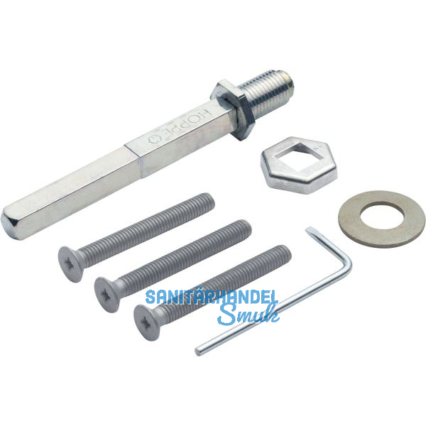 HOPPE Befestigungsset zu Sicherheits-Wechselgarnitur T�rst�rke 77-82 mm