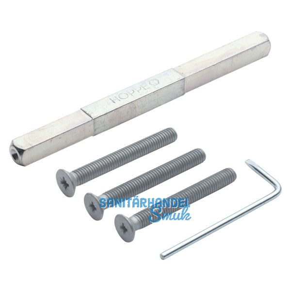 HOPPE Befestigungsset zu Sicherheits-Dr�ckergarnitur T�rst�rke 62-67 mm