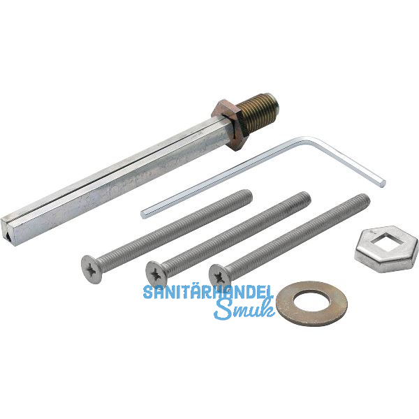 HOPPE Befestigungsset zu Sicherheits-Wechselgarnitur T�rst�rke 92-97 mm