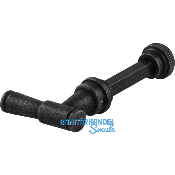 SCH�RGHOFER WC-Sperrgarnitur, Eisen verzinkt geschw�rzt