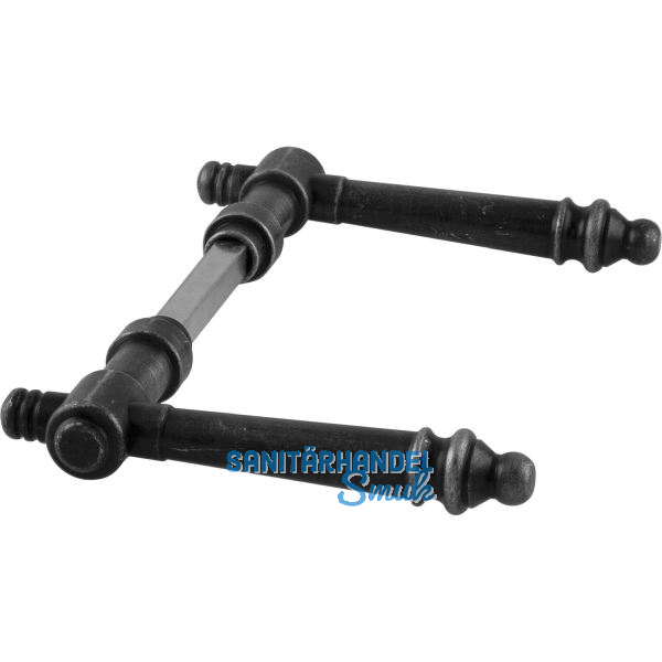 SCH�RGHOFER Dr�ckerpaar G�TTWEIG, Ansatz 15 mm, Eisen verzinkt alt geb�rstet