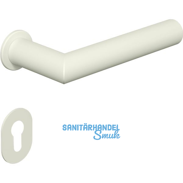 HEWI Dr�ckergarnitur Serie 162 - mit Rundrosetten PZ, wei� matt