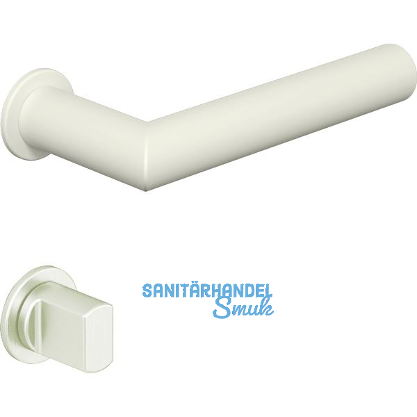 HEWI Dr�ckergarnitur Serie 162 - mit Rundrosetten WC, wei� matt