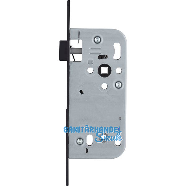 SOLIDO Einstemmschloss 340 WC, DM 50, Nuss 8,5, schwarz beschichtet