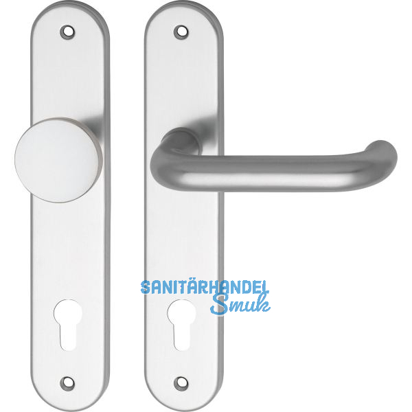 Wechselgarnitur WG 1700L PZ 88, - auf Schild PZ 88, Alu silber eloxiert