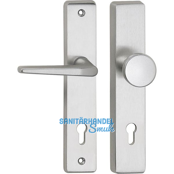 SH-Wechselgarnitur RIVA Knopf rund, TS 37-49/64-73, ohne Kzs., silber