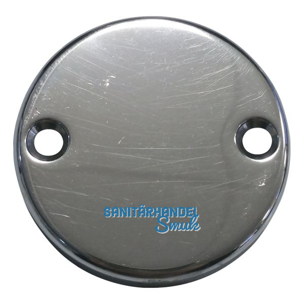 Blindrosette WG AB6 aufschraubbar, � 51 mm, Aluminium poliert