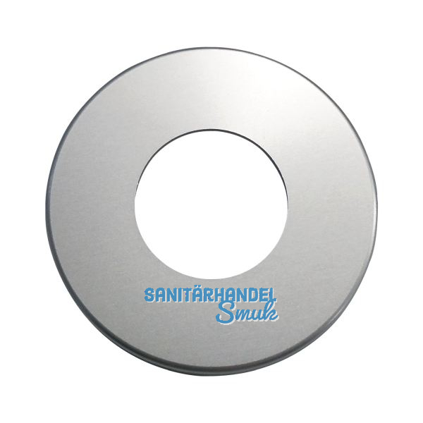Dr�ckerrosette WG � 50 mm, mit Anschraubtr�ger "T", silber eloxiert