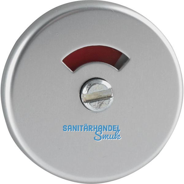 WC-Aussenrosette WG � 50 mm, mit Anschraubtr�ger "U", silber eloxiert