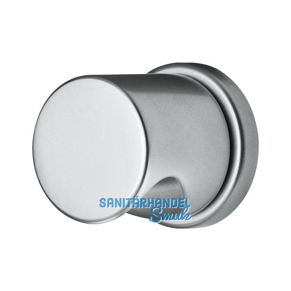 GEOS T�rknopf Zylinderform fest auf Rosette, Gewindeans�tze M4, Aluminium