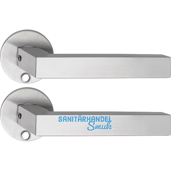 SOLIDO Solo Dr�ckergarnitur MALM� - Flachrosette rund, f�r Schl�ssel, Edelstahl