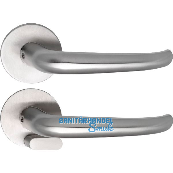 SOLIDO Solo Dr�ckergarnitur BELFAST - Flachrosette rund, WC, blind, Edelstahl