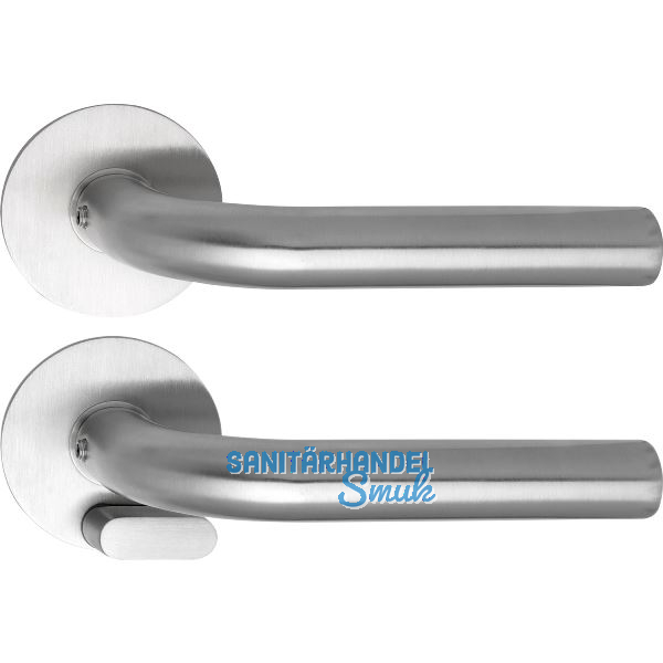 SOLIDO Solo Dr�ckergarnitur DUBLIN - Flachrosette rund, WC, blind, Edelstahl