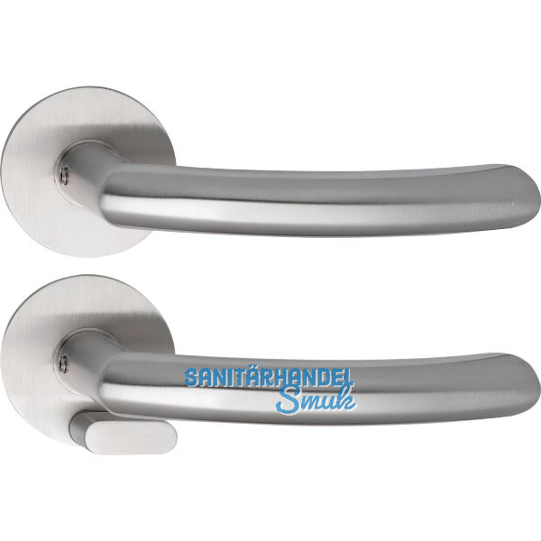 SOLIDO Solo Dr�ckergarnitur HELSINKI - Flachrosette rund, WC, blind, Edelstahl