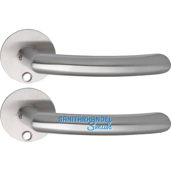 SOLIDO Solo Dr�ckergarnitur HELSINKI - Flachrosette rund,f�r Schl�ssel,Edelstahl