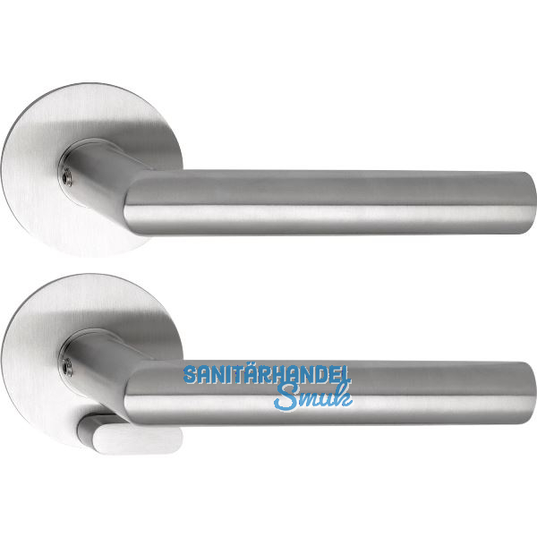 SOLIDO Solo Dr�ckergarnitur NORWEGEN - Flachrosette rund, WC, blind, Edelstahl