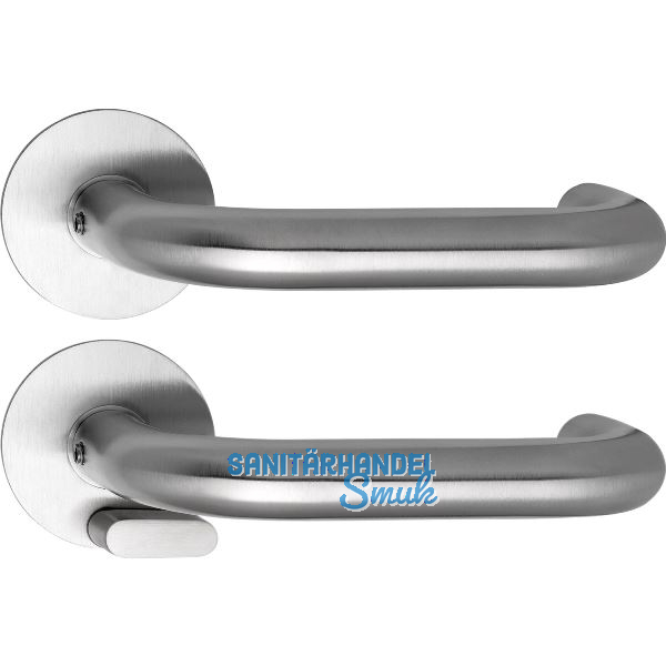 SOLIDO Solo Dr�ckergarnitur TALIN - Flachrosette rund, WC, blind, Edelstahl