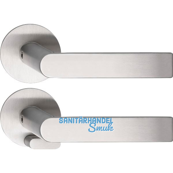 SOLIDO Solo Dr�ckergarnitur DOVER - Flachrosette rund, WC, blind, Edelstahl