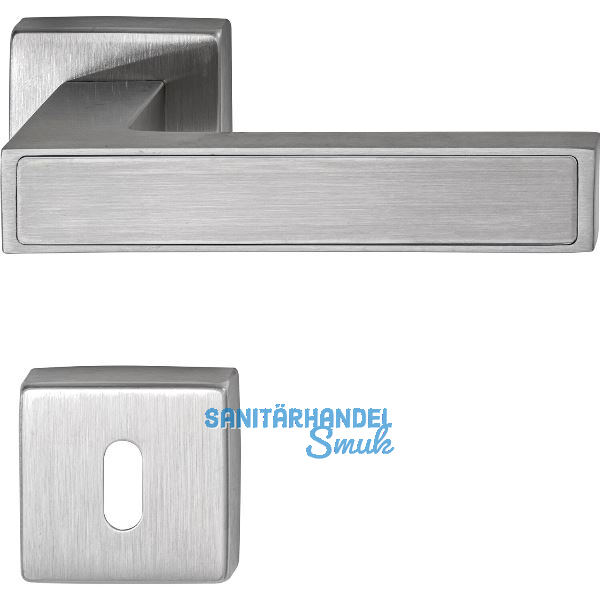 MARCHESI Dr�ckergarnitur Inlay BB, Edelstahl matt/Inlay Edelstahl matt