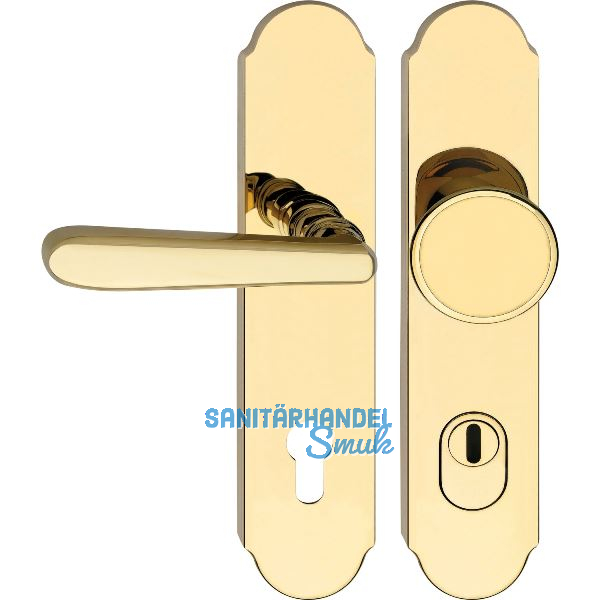 SH-Wechselgarnitur ALT WIEN-mit Kzs., gerade, messingf�rbig, �NORM B3859