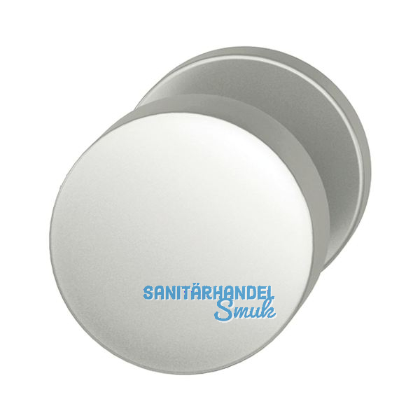 T�rknopf 23 0829 - auf Rosette, � 50 mm fest 55 mm, silber eloxiert