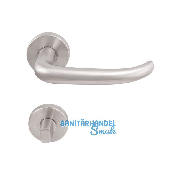 SOLIDO Dr�ckergarnitur BELFAST - auf Rosette WC, 38 - 45, Edelstahl matt FH