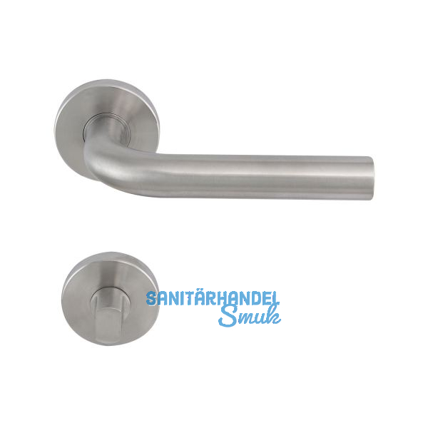 SOLIDO Dr�ckergarnitur DUBLIN - auf Rosette WC, 38 - 45, Edelstahl matt FH