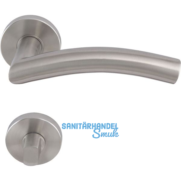 SOLIDO Dr�ckergarnitur OSLO - auf Rosette WC, 38 - 45, Edelstahl matt FH