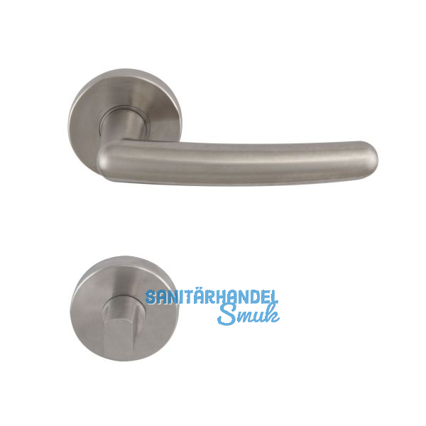 SOLIDO Dr�ckergarnitur PRAG - auf Rosette WC, vernickelt matt