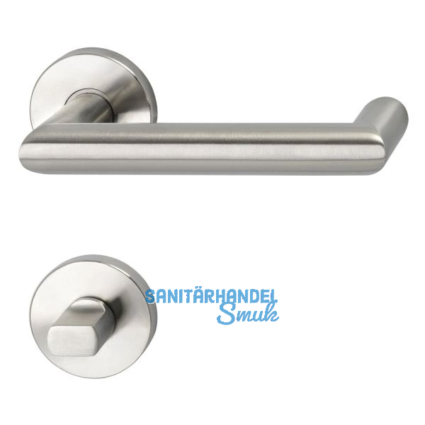 SOLIDO Dr�ckergarnitur SYLT - auf Rosette WC, 38 - 45, Edelstahl matt