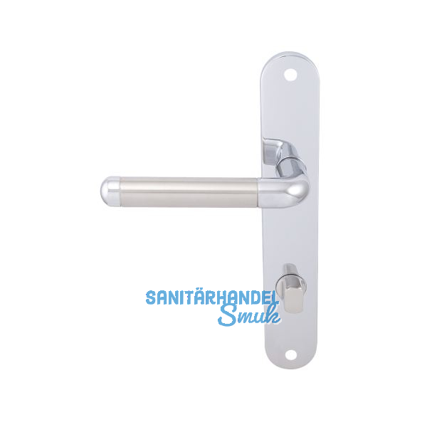 MARCHESI Dr�ckergarnitur MONACO - Schild WC 90, links, verchromt/vernickelt matt