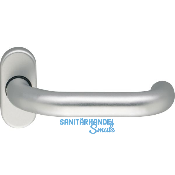 Dr�ckerlochteil D 116 - auf Rosette, VK: 8 mm, silber eloxiert