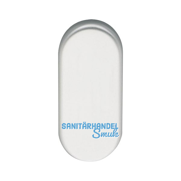 Blindrosette BL, 70 x 33 x 7 mm, Aluminium silber eloxiert