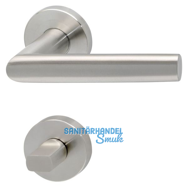 SOLIDO Dr�ckergarnitur VADUZ - auf Rosette WC, 38 - 45, Edelstahl matt FH