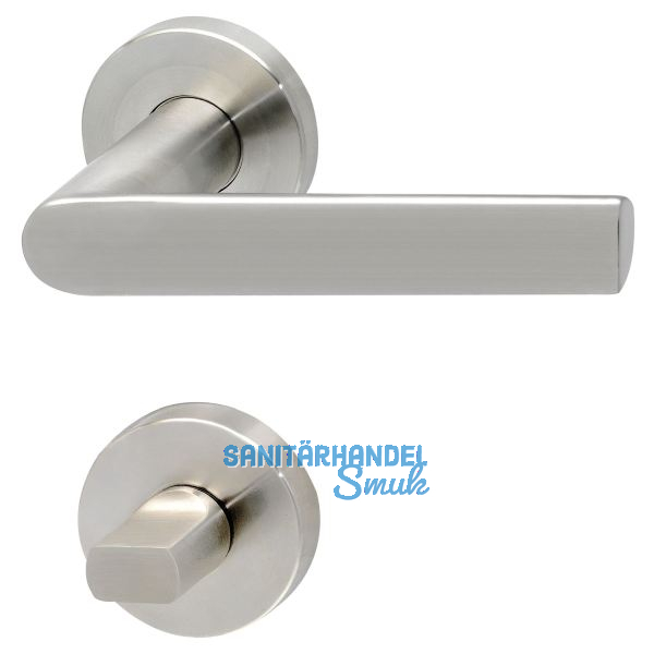 SOLIDO Dr�ckergarnitur DOVER - auf Rosette WC, 38 - 45, Edelstahl matt FH