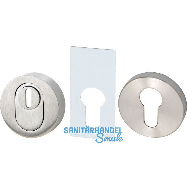 SOLIDO SH-Rosettenpaar rund, RC2, PZ, mit Kernziehschutz, I-8mm A-15mm ER