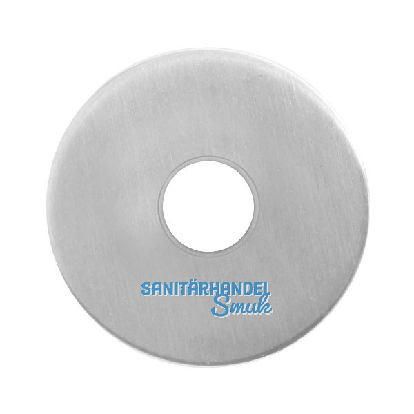 SOLIDO Dr�ckerrosette flach rund, Edelstahl matt