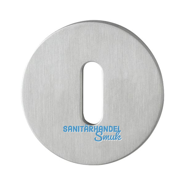 SOLIDO Schl�sselrosette BB flach rund, Edelstahl matt