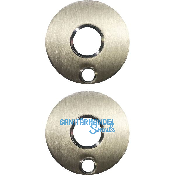 SOLIDO Solo Dr�ckerrosette - rund, innen und au�en m. �ffnung f. Schl�ssel