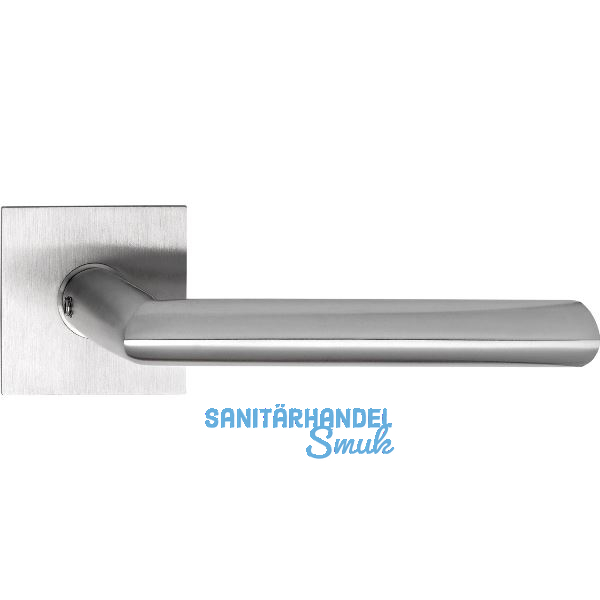 SOLIDO Dr�ckergarnitur GLASGOW - ohne Schl�sselrosette, eckig, Edelstahl