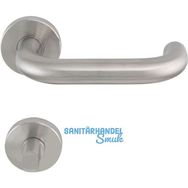 SOLIDO Dr�ckergarnitur TALIN DIN - auf Rosette WC, 38 - 45, Edelstahl matt