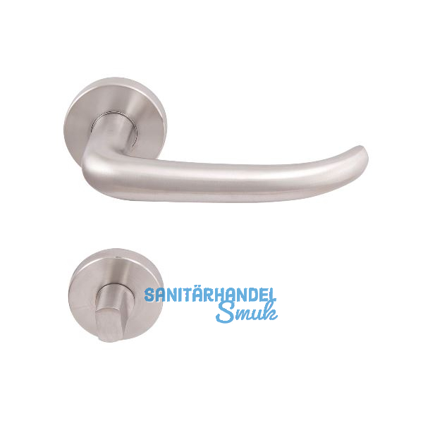 SOLIDO Dr�ckergarnitur BELFAST DIN - auf Rosette WC, 38 - 45, Edelstahl matt