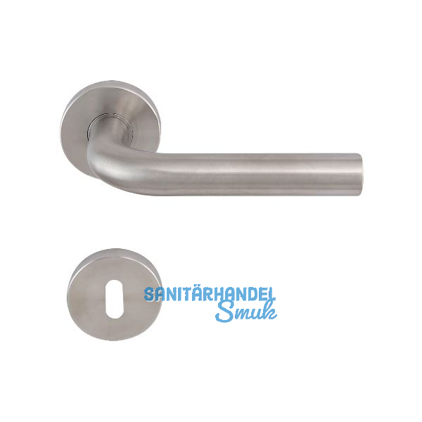 SOLIDO Dr�ckergarnitur DUBLIN DIN - auf Rosette BB, 38 - 45, Edelstahl matt